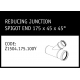 Marley Reducing Junction Spigot End 175 x 45 x 45° - Z1504.175.100Y
